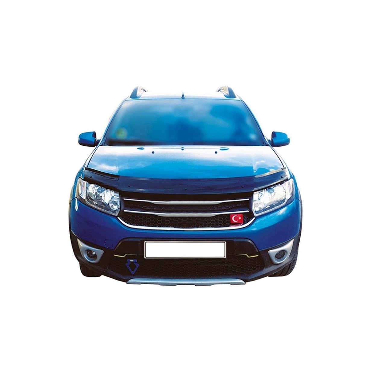 داسيا لوجان غطاء محرك السيارة المنحرف